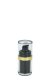 15 ml Airless Spender - Lusso - schwarz, Kopf schwarz/gold, Kappe klar
