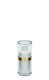 15 ml Airless Spender - Lusso - weiß, Kopf weiß/gold, Kappe klar