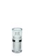 15 ml Airless Spender - Lusso - weiß, Kopf weiß/silber, Kappe klar
