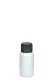 15 ml PET-Mini-Flasche weiß, Ø 25,5 mm, Verschluss schwarz