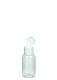 25 ml PET-Flasche transparent, Ø 28,5 mm, Klappverschluss weiß