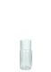 25 ml PET-Flasche transparent, Ø 28,5 mm, doppelwandiger Verschluss, kantig weiß