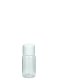 25 ml PET-Flasche transparent, Ø 28,5 mm, doppelwandiger Verschluss, soft weiß