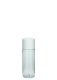 30 ml PET-Flasche transparent, Ø 26,5 mm, doppelwandiger Verschluss, kantig weiß