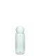 35 ml PET-Flasche transparent, Ø 28,5 mm, Kugelverschluss weiß