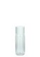 35 ml PET-Flasche transparent, Ø 28,5 mm, doppelwandiger Verschluss, kantig weiß
