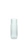 35 ml PET-Flasche transparent, Ø 28,5 mm, doppelwandiger Verschluss, soft weiß