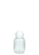 35 ml PET-Flasche transparent, Ø 34,0 mm, Kugelverschluss weiß