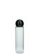 40 ml PET-Flasche transparent, Ø 26,3 mm, Kugelverschluss schwarz