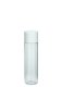 40 ml PET-Flasche transparent, Ø 26,3 mm, doppelwandiger Verschluss, kantig weiß