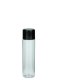40 ml PET-Flasche transparent, Ø 26,3 mm, doppelwandiger Verschluss, soft schwarz