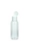 50 ml PET-Flasche transparent, Ø 31,5 mm, Klappverschluss weiß