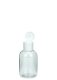 50 ml PET-Flasche transparent, Ø 37,8 mm, Klappverschluss weiß