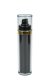50 ml Airless Spender - Lusso - schwarz, Kopf schwarz/gold, Kappe klar