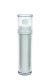 50 ml Airless Spender - Lusso - weiß, Kappe klar