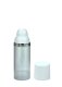 50 ml Airless Spender - Medio - klar, Kopf weiß/silber, Kappe weiß - Self Closing