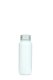 50 ml PETG-Flasche weiß, Ø 32,0 mm, Alu-Schraubkappe silber
