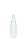 60 ml R-PET-Flasche weiß, Ø 34,3 mm, Lotionpumpe weiß