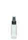 60 ml PET-Flasche transparent, Ø 34,3 mm, Lotionpumpe schwarz