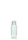 60 ml R-PET-Flasche transparent, Ø 34,3 mm, Alu-Schraubkappe