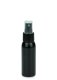 60 ml PET-Flasche schwarz, Ø 34,3 mm, Sprühzerstäuber schwarz