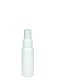 60 ml R-PET-Flasche weiß, Ø 34,3 mm, Sprühzerstäuber weiß