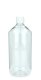 1000 ml PET-Laborflasche transparent, Ø 88,5 mm, Verschluss weiß