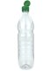 1000 ml PET-Speiseöl-Flasche transparent, Ø 78,0 mm, Verschluss grün