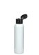 100 ml PET-Flasche weiß, Ø 37,1 mm, Klappverschluss schwarz