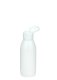 100 ml R-PET-Flasche weiß, Ø 41,9 mm, Klappverschluss weiß