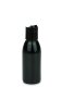 100 ml PET-Flasche schwarz, Ø 41,9 mm, Disc-Top-Verschluss schwarz