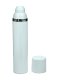 100 ml Airless Spender - Medio - weiß, Kopf weiß/silber - Self Closing