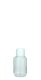 100 ml PET-Laborflasche Spritzeinsatz transparent, Ø 47,8 mm, Verschluss weiß