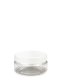 100 ml PET-Classic Tiegel klar (70/400) – Deckel weiß, glänzend, Induktionssiegel