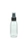 100 ml PET-Flasche transparent, Ø 41,9 mm, Lotionpumpe schwarz