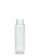 100 ml PET-Flasche transparent, Ø 37,1 mm, Schraubverschluss mit Spritzeinsatz weiß