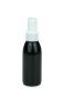 100 ml PET-Flasche schwarz, Ø 41,9 mm, Sprühzerstäuber weiß, geriffelt