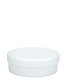 125 ml PP-Cremetiegel weiß, flach – Deckel weiß