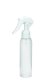 125 ml PET-Flasche transparent, Ø 39,5 mm, Mini-Trigger-Sprühzerstäuber weiß