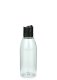 150 ml PET-Flasche transparent, Ø 46,2 mm, Disc-Top-Verschluss schwarz
