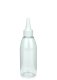 150 ml PET-Dosierflasche transparent, Ø 46,2 mm, Schraubkappe weiß