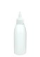 150 ml R-PET-Dosierflasche weiß, Ø 46,2 mm, On/Off-Verschluss weiß