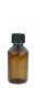 150 ml PET-Laborflasche KISI braun, Ø 52,4 mm, Verschluss schwarz