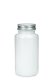 150 ml PET-Packer Schraubdose weiß (38/400) – mit Aluminium-Schraubdeckel, glänzend