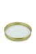 150 ml PET-Cylindrical Zylinderdose klar (70/400) – Alu-Deckel gold, matt, EPE-Einlage