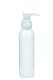 150 ml PET-Flasche weiß, Ø 42,2 mm, Seifenpumpe natur