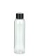 150 ml PET-Flasche transparent, Ø 42,2 mm, Schraubverschluss schwarz