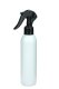 150 ml R-PET-Flasche weiß, Ø 42,2 mm, Mini-Trigger-Sprühzerstäuber schwarz