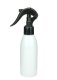 150 ml PET-Flasche weiß, Ø 46,2 mm, Mini-Trigger-Sprühzerstäuber schwarz, glatt