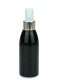 150 ml PET-Flasche schwarz, Ø 46,2 mm, Sprühzerstäuber, Premium-Ausführung natur, glatt